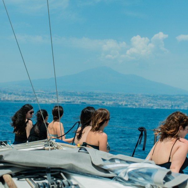 girls on a boat