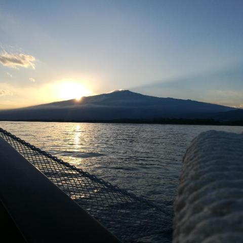 a view of a large body of water