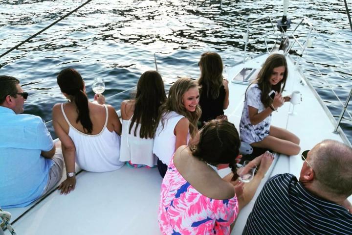 party on boat