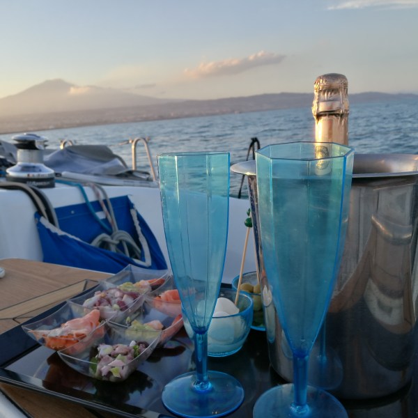drinks on the boat