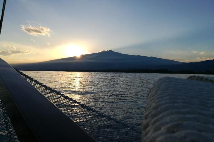Taormina Bay Boat Tour | sunset in sicily