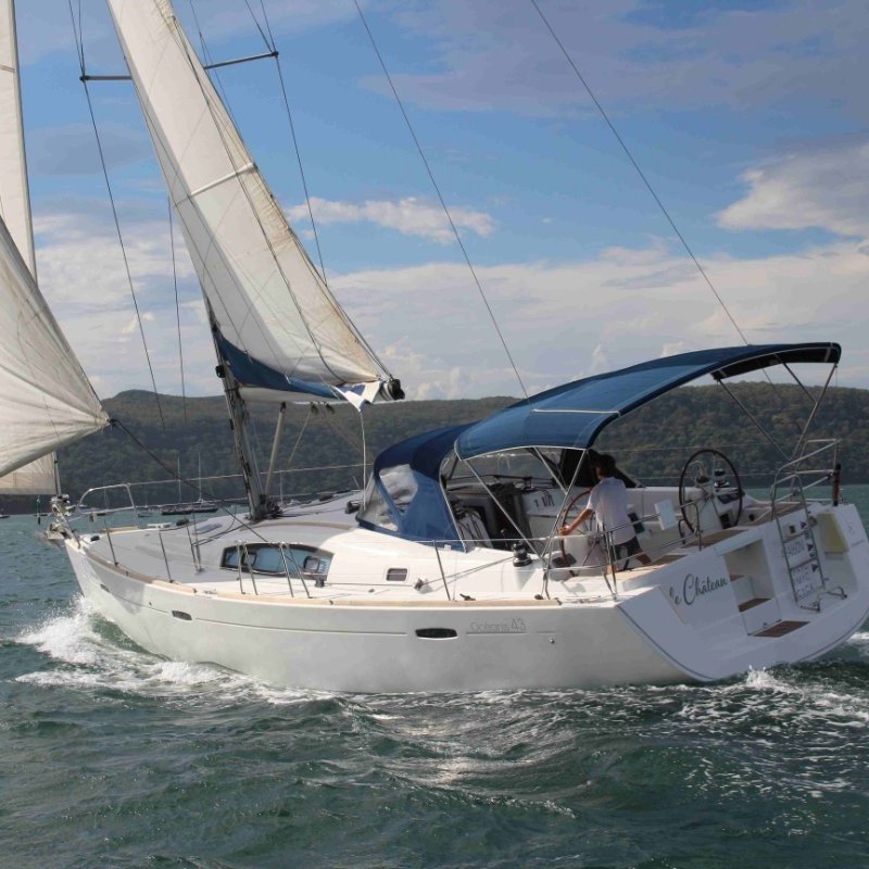 a small boat in a body of water