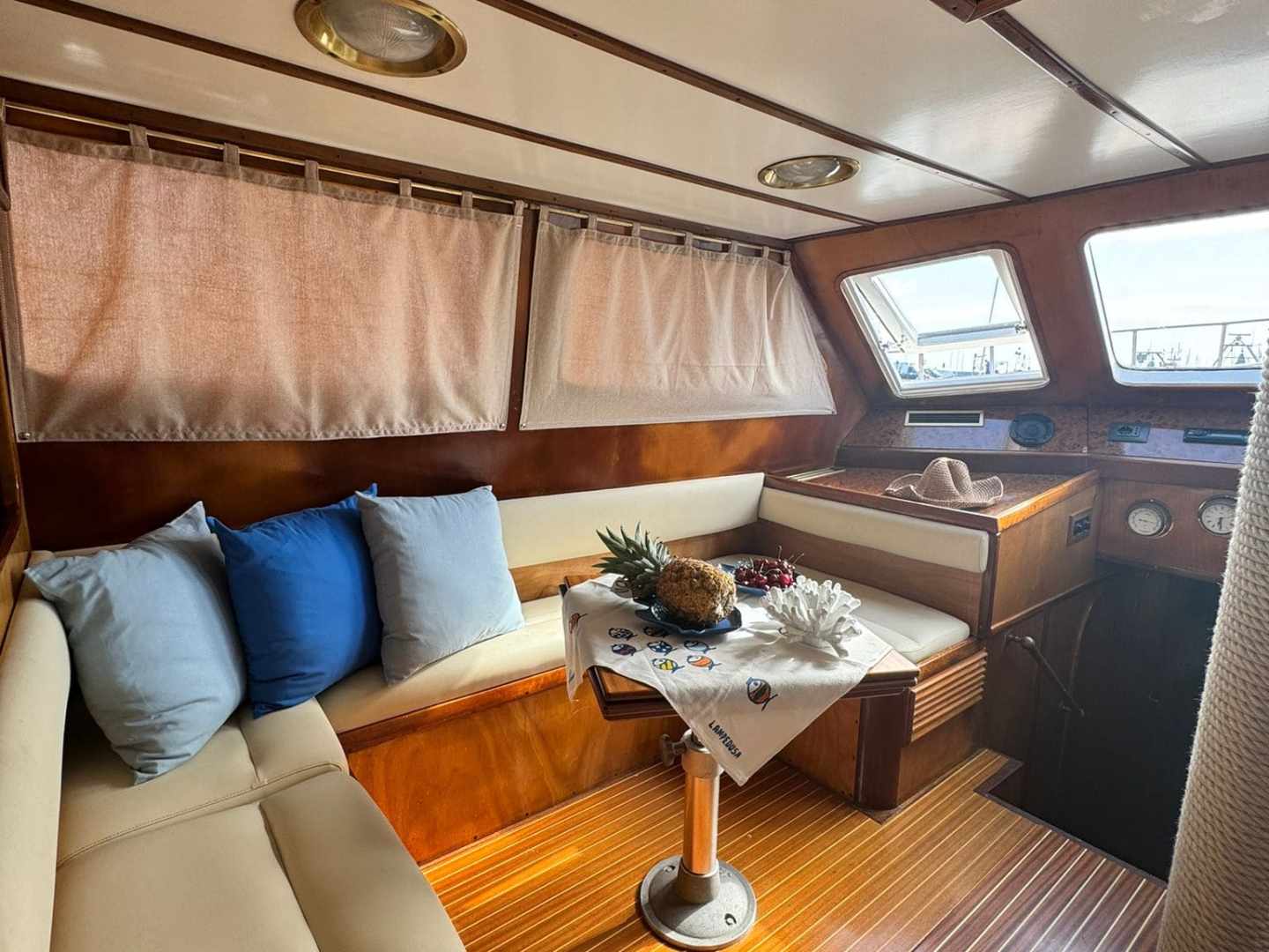 a large bed in a room