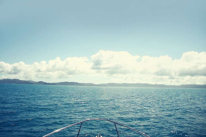 a large ship in a body of water