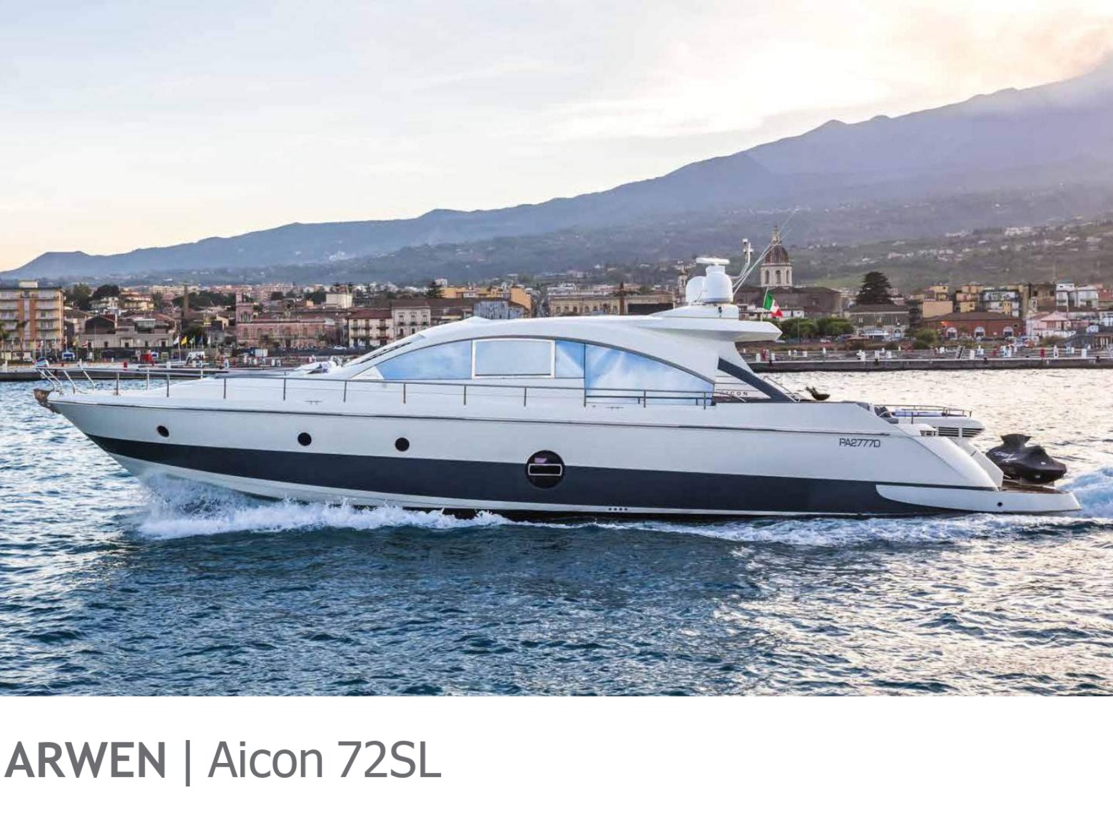 a small boat in a large body of water