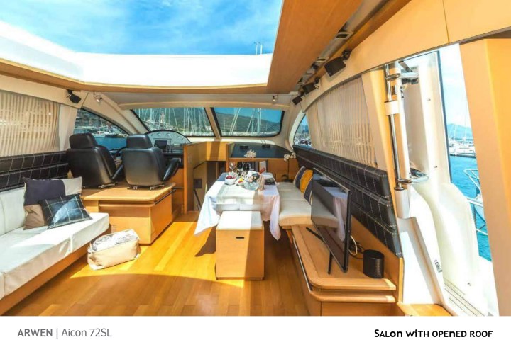 a boat sitting on top of a table