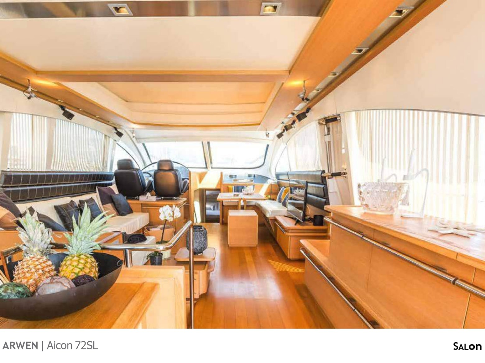 a room filled with furniture and a table