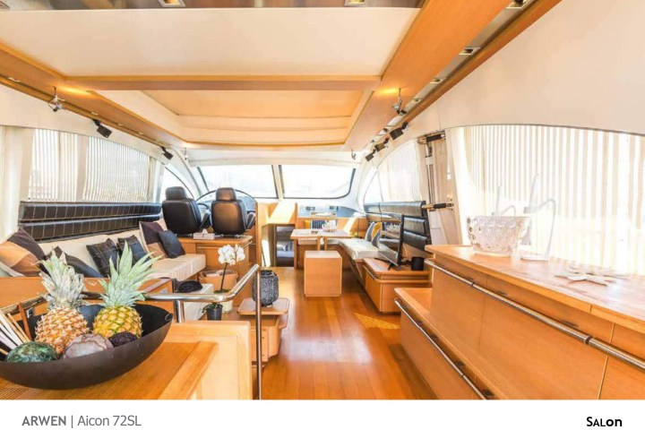 a room filled with furniture and a table