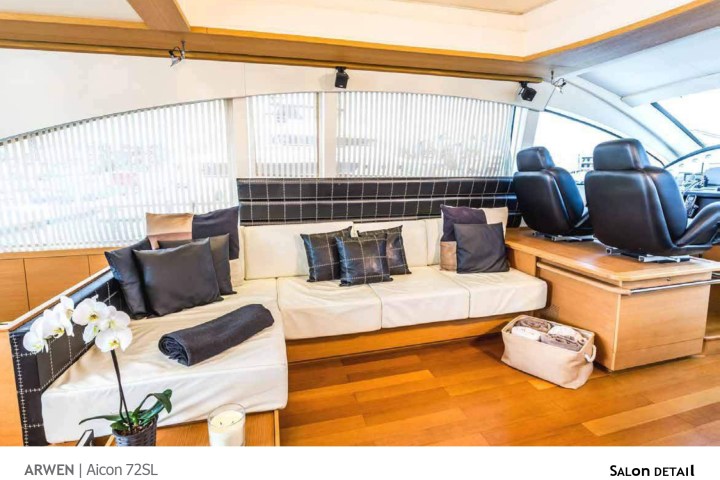 a living room filled with furniture and a large window