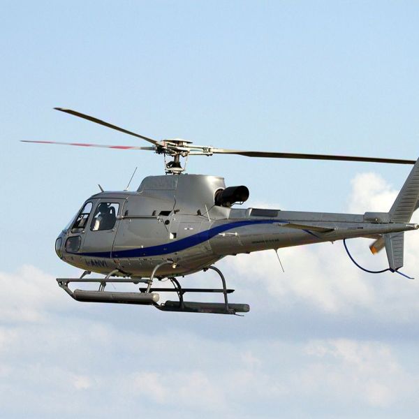 a helicopter flying in the sky