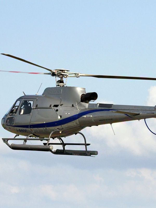 a helicopter flying in the sky