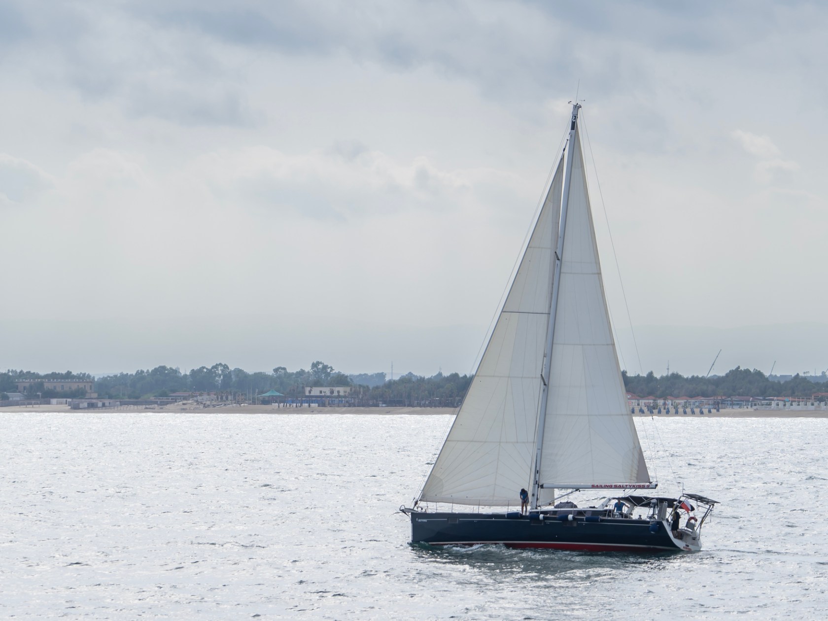 a large ship in a body of water