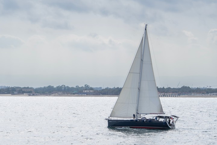 a large ship in a body of water