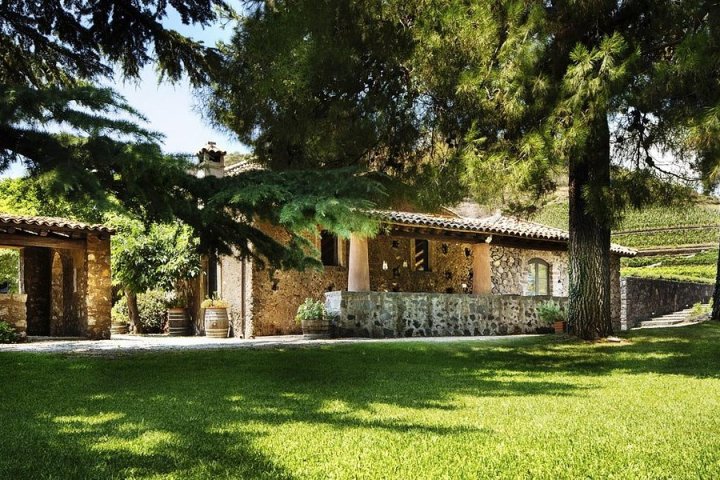 a large lawn in front of a house