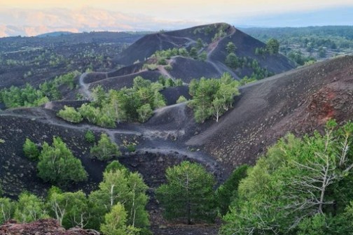 a view of a rocky mountain