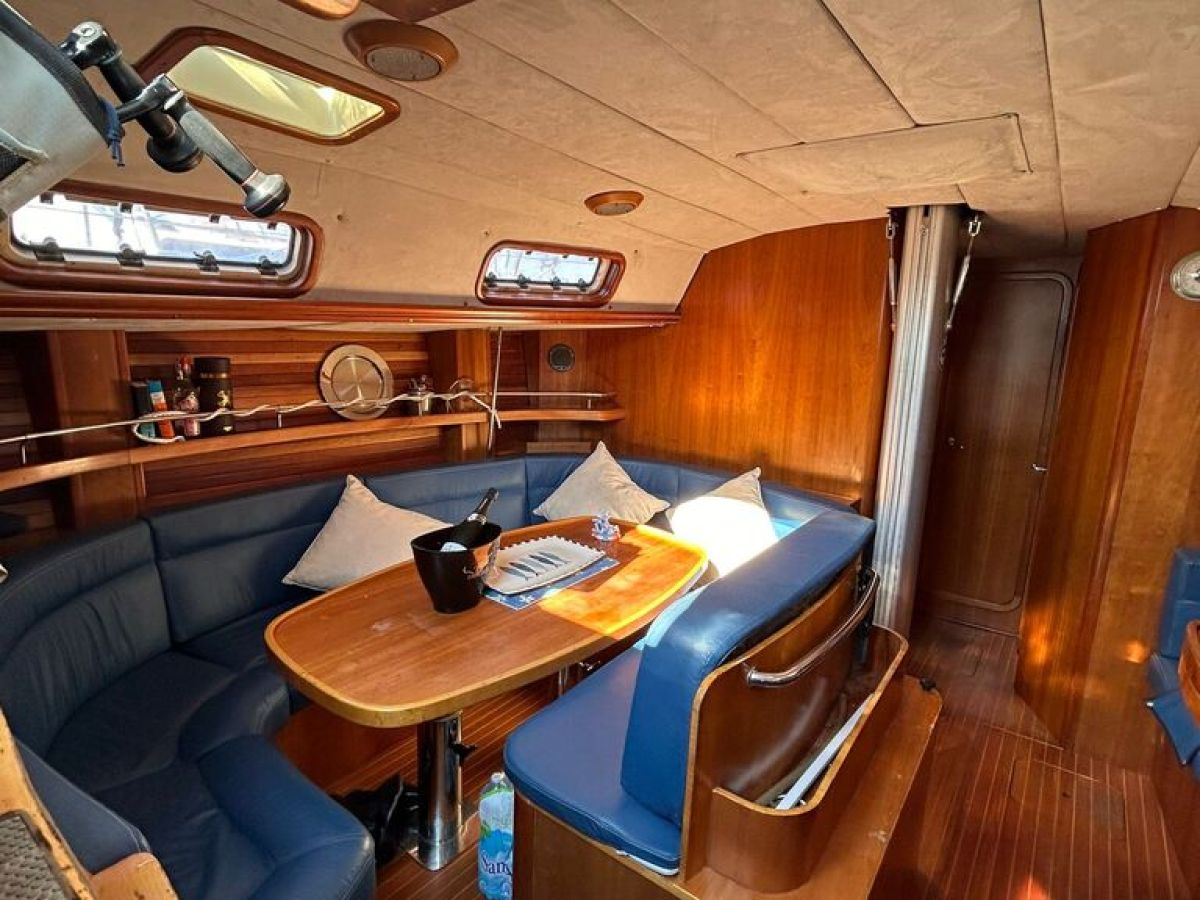 a desk with a chair in a room