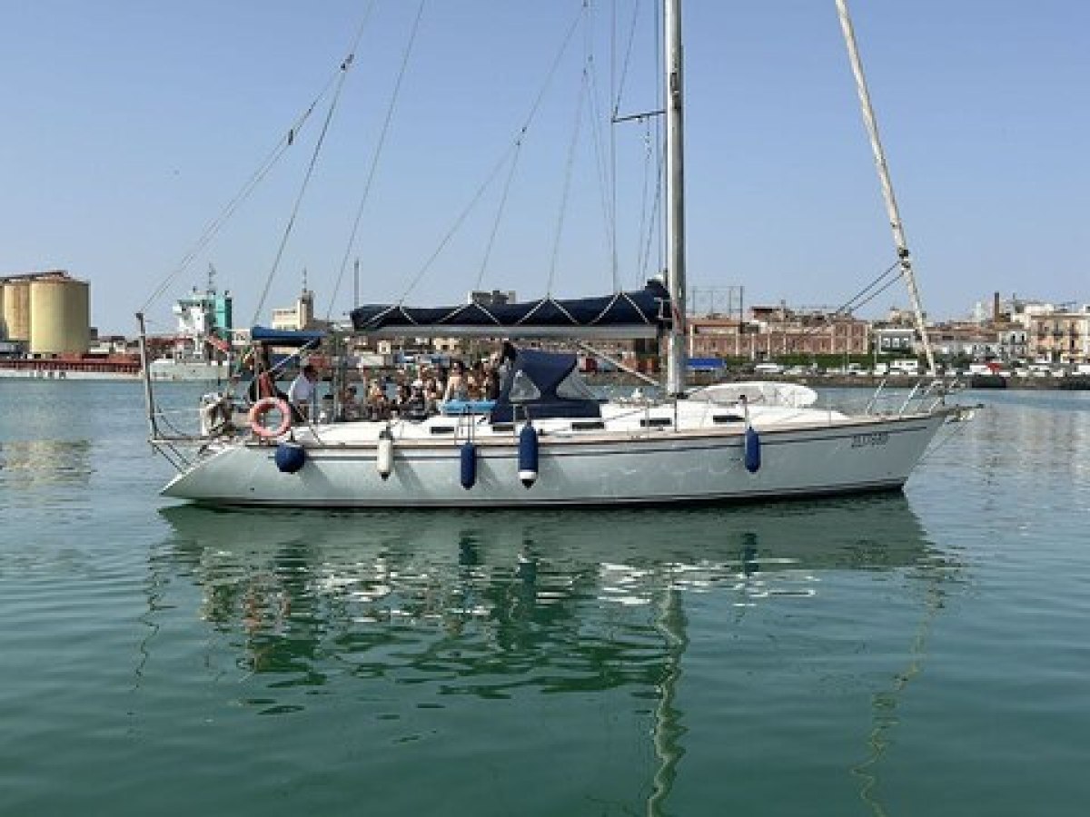 a small boat in a body of water