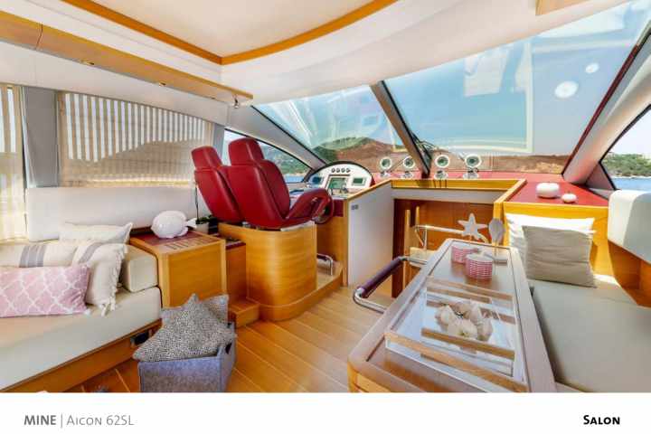 a room filled with furniture and a large window