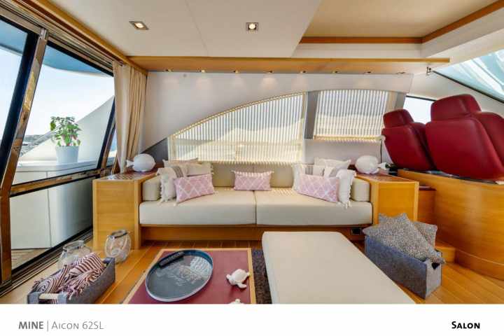 a room filled with furniture and a large window