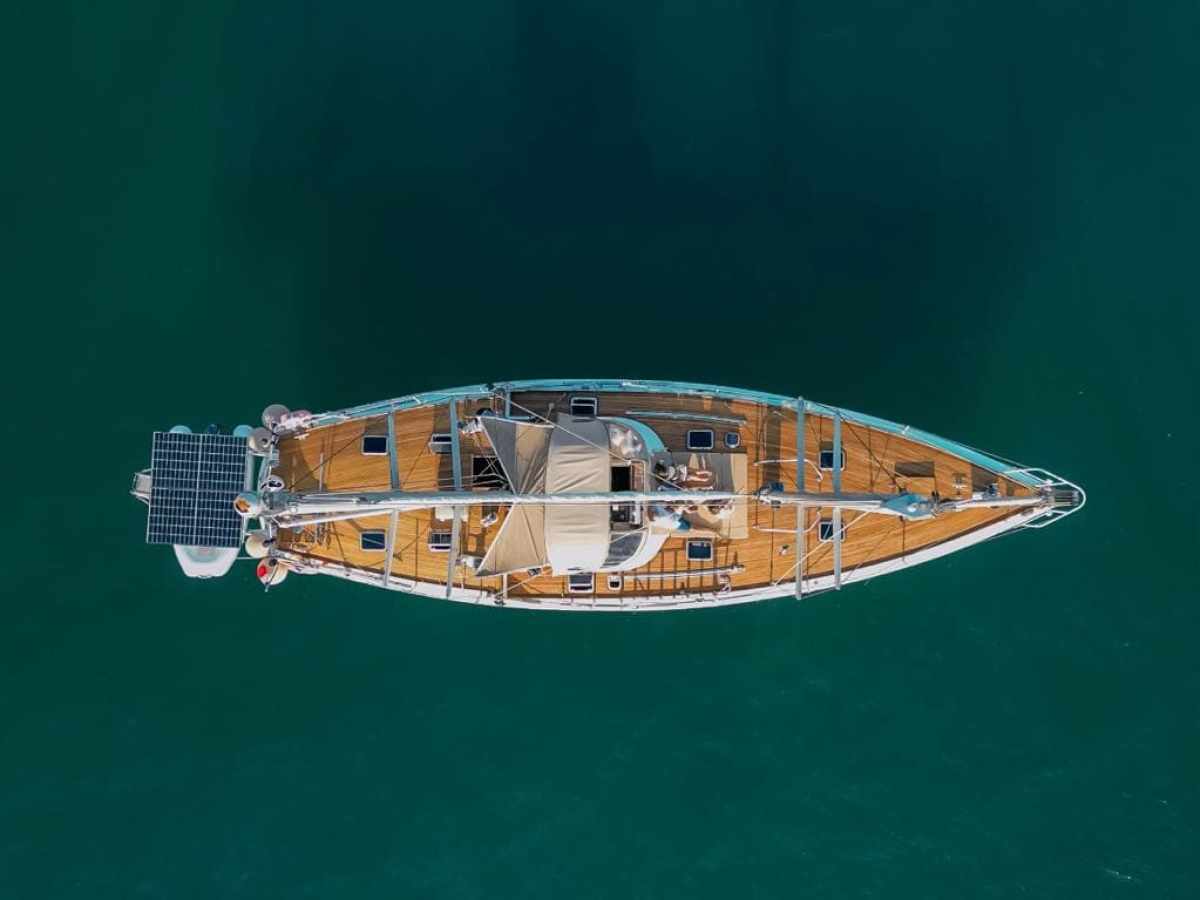 a boat on a body of water